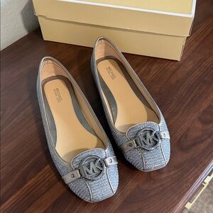 Michael Kors Silver Women's Loafers